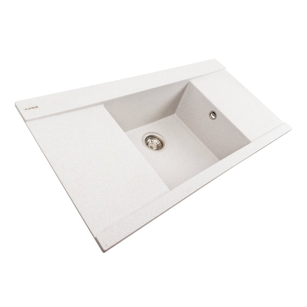 PLATINUM Гранітна мийка для кухні Platinum 9651 ATLAS матовий Топаз Київ - фото 2