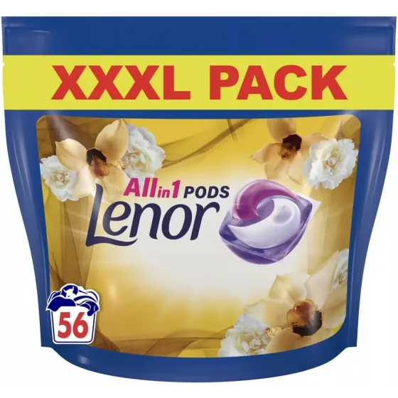 Капсулы для стирки цветного белья Lenor 3-в-1 Golden Orchid Золотая орхидея 54 шт Львов