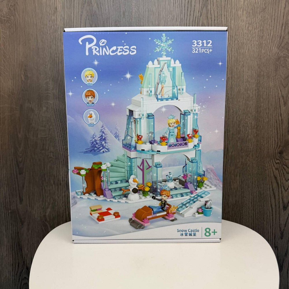 Дитячий конструктор замок Холодне Серце Принцеса Princess 3312 палац Ельза для дівчаток ( 21568 ) Харків - фото 5