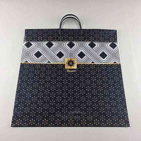 Полиэтиленовый пакет (40х40) с пластиковой ручкой