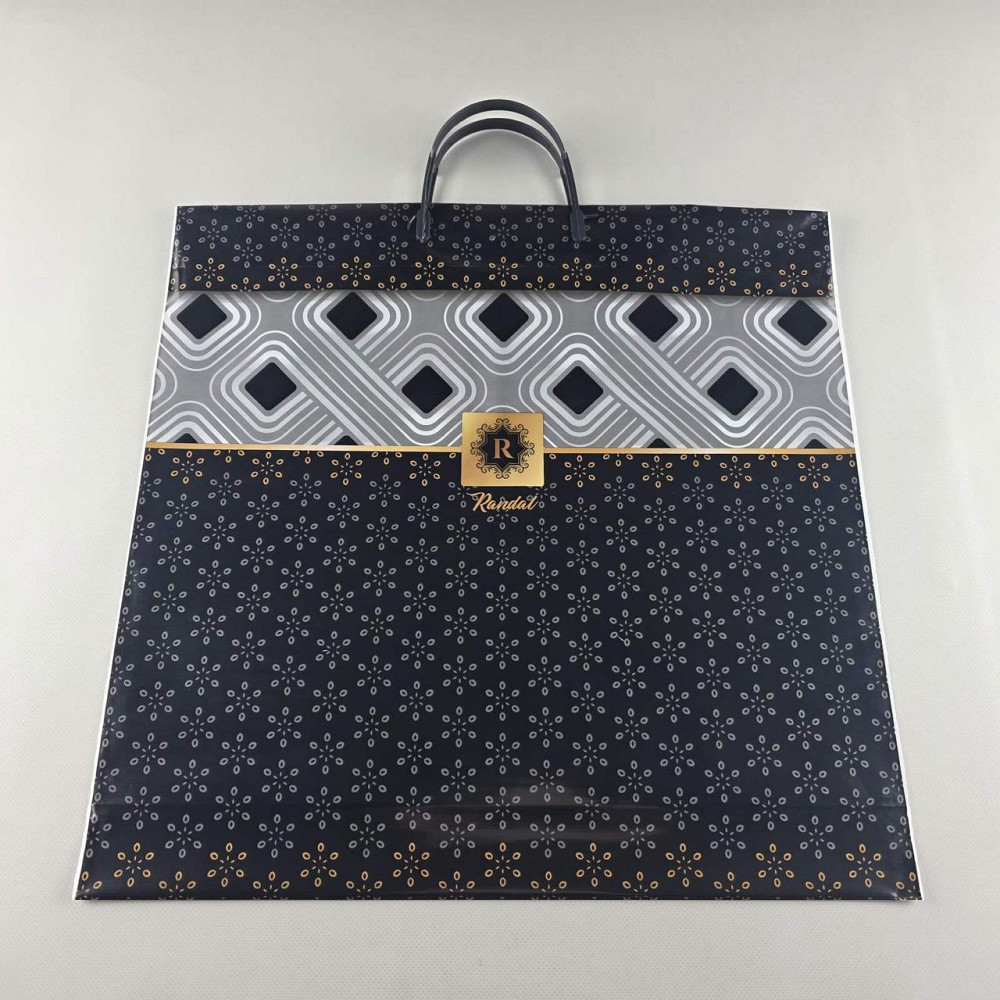 Полиэтиленовый пакет (40х40) с пластиковой ручкой