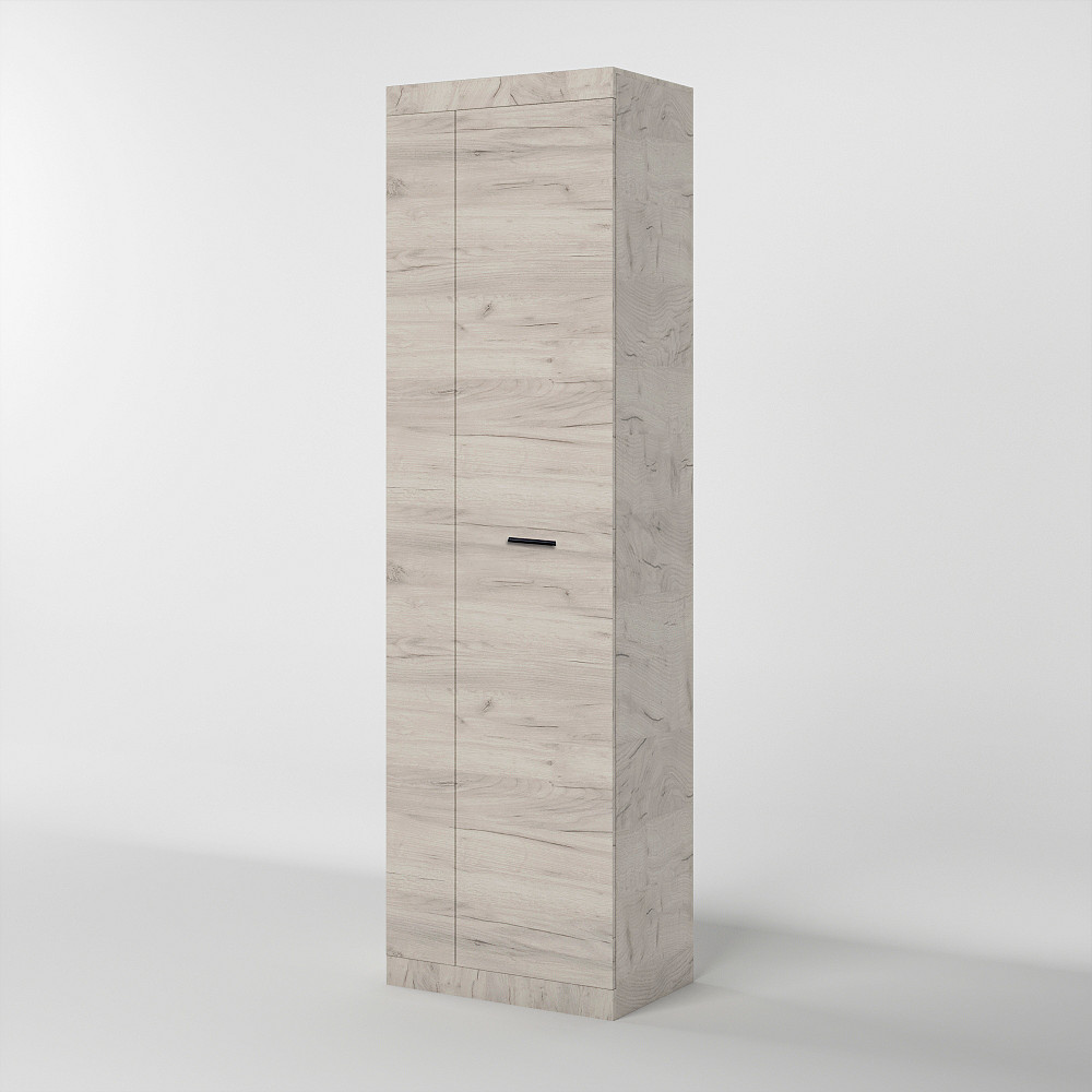 Шкаф распашной Эверест Соната-600 дуб крафт белый (DTM-2683) Львов - изображение 1