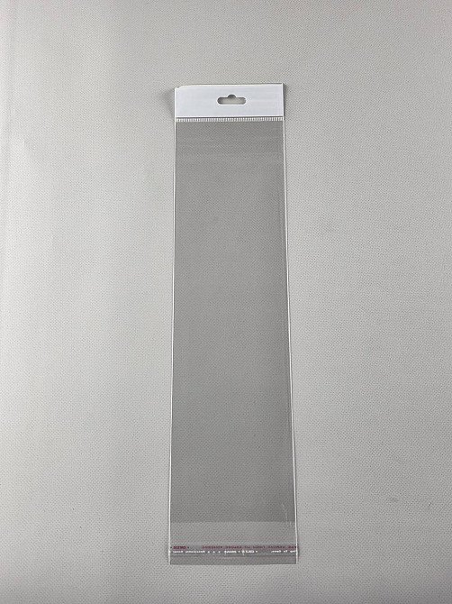 Пакеты полипропиленовые с еврослотом европодвесом 9*33+3\25мк +скотч(+еврослот3,5) (1000 шт) Харьков - изображение 1