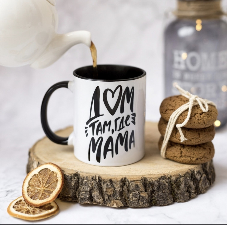 Кружка Дім там, где Мама Вінниця - фото 1