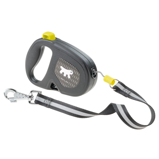 Поводок - рулетка для собак с шнуром Ferplast Flippy One Reflex Cord (Ферпласт Флиппи Ван) 17.6 х 3.6 х 12.1 см - 5м/до 35 кг - L, Желтый Запорожье