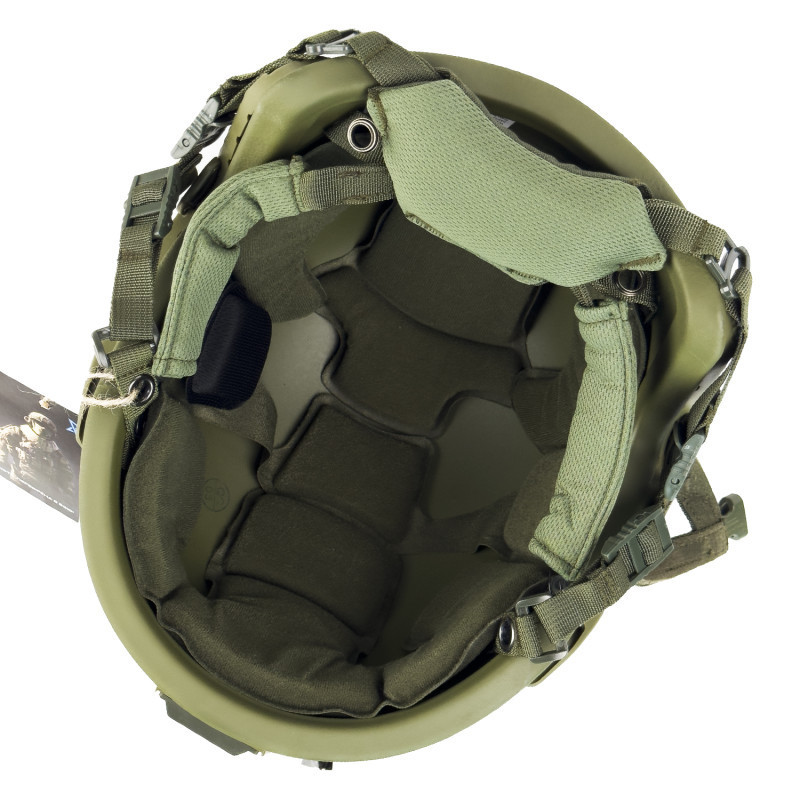 Захисний шолом каска FAST Hight Cut (клас IIIA NIJ) розмір L Оливковий Київ - фото 8