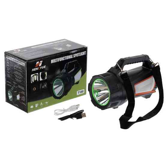 Кемпинговый фонарь X-Balog T100-JS881B 10W XHP + SMD (белый-красный-синий) Type-C 4х18650 (4 + 4 реж Винница