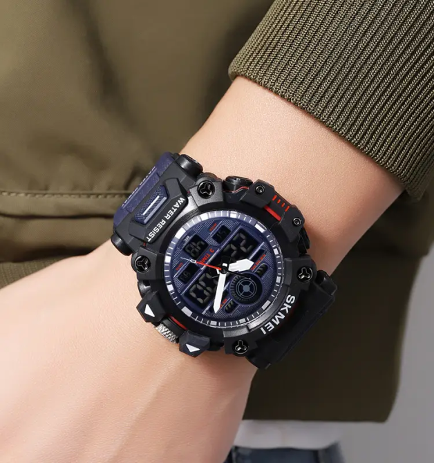 Годинник чоловічий наручний спортивний Skmei 2226 Синій Вінниця - фото 5