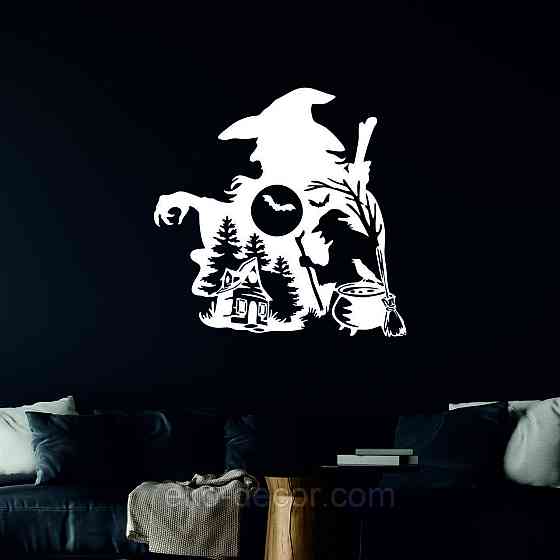 Декоративное настенное Панно «Хеллоуин», Декор на стену 50*50 см, Белый Киев