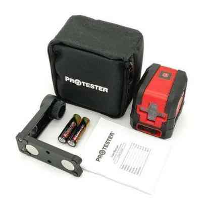 Лазерний нівелір Protester 2 ліниї, 1H/1V червоний промінь (LL102R) Вінниця