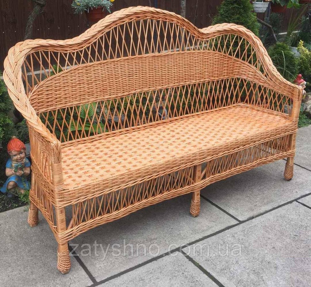 Диван плетеный большой 180 длиной Киев - изображение 5