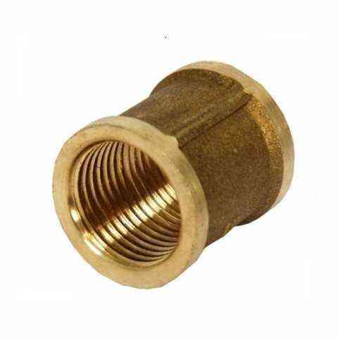 Муфта 1/2'' Україна, латунь посилена Харків