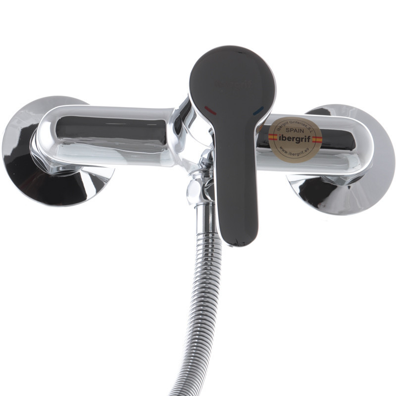 Змішувач для душу Ibergrif Square M12022 (IB0024) сучасний Харків - фото 4