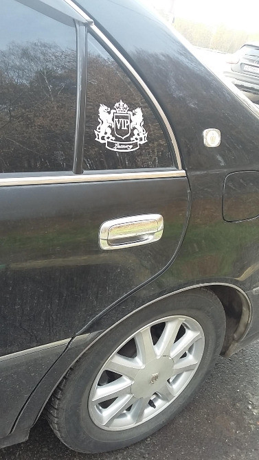 Наклейка на авто Vip Белая светоотражающая Тюнинг Киев - изображение 3