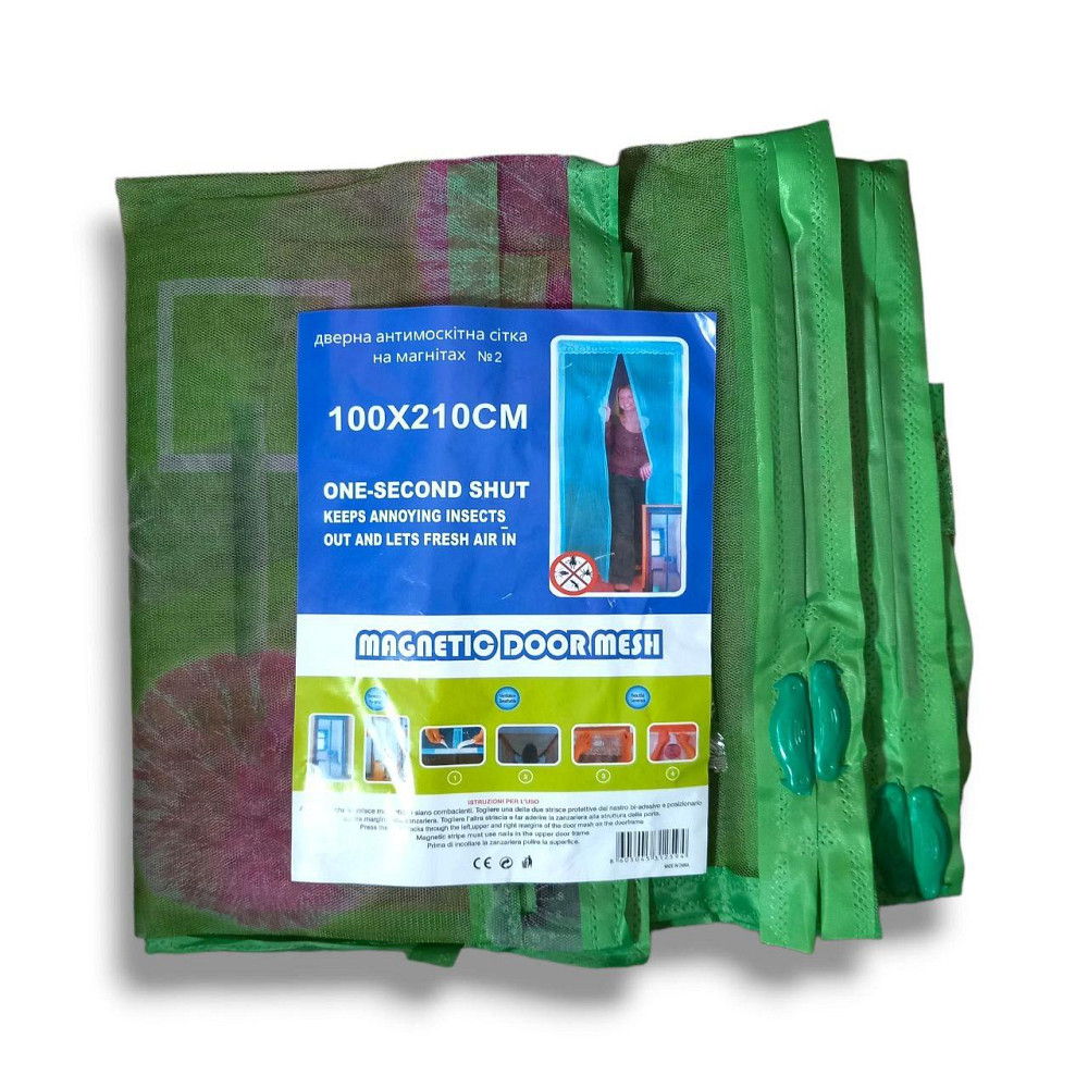 Сітка москітна на двері на магнітах 210*100 см Харків - фото 1