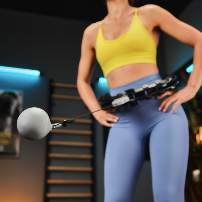 Хулахуп Trex Sport TX-020CHH масажний з обважнювачем та лічильником чорний Київ - фото 7