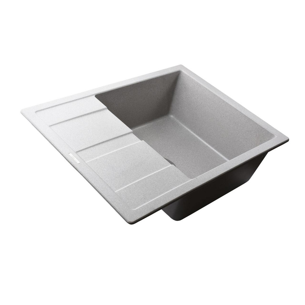 Гранитная мойка Globus Lux ONE серый камень 650x500мм-А0005 (000022390) Киев - изображение 3