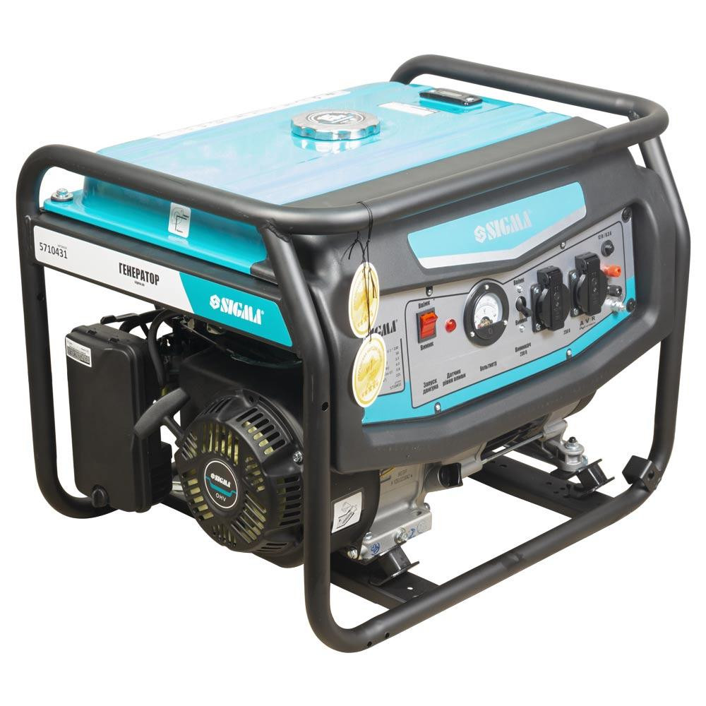 Генератор бензиновый 220В 3.5/4.0кВт 4-х тактный ручной запуск SIGMA (5710431) Ровно - изображение 8