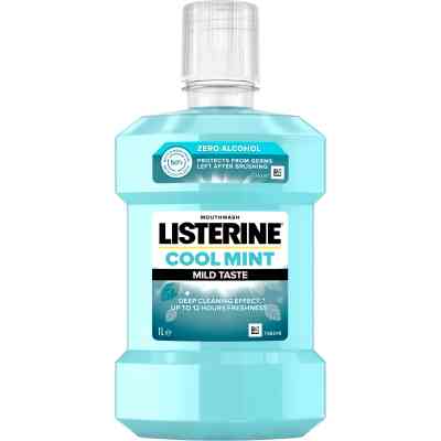 Ополаскиватель для полости рта Listerine Свежая мята Мягкий вкус 1000 мл (3574661011394/3574661619927) Винница
