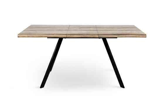 Стіл Метрополь (120+40*80), чорний/штучний шпонMDF Киев