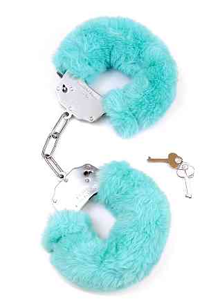 Наручники Fetish Boss SeriesFurry Cuffs Blue Sex Aura Київ