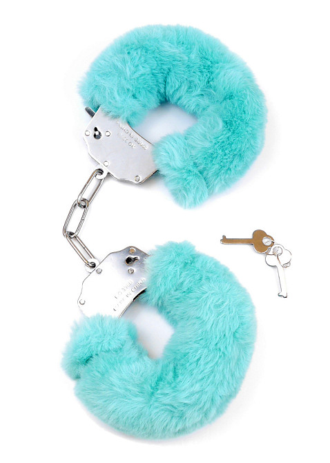 Наручники Fetish Boss SeriesFurry Cuffs Blue Sex Aura Київ - фото 1