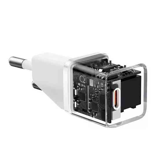 Мережевий зарядний пристрій Baseus GaN5 Fast Charger(mini) 1C 20W EU White (CCGN050102) Київ