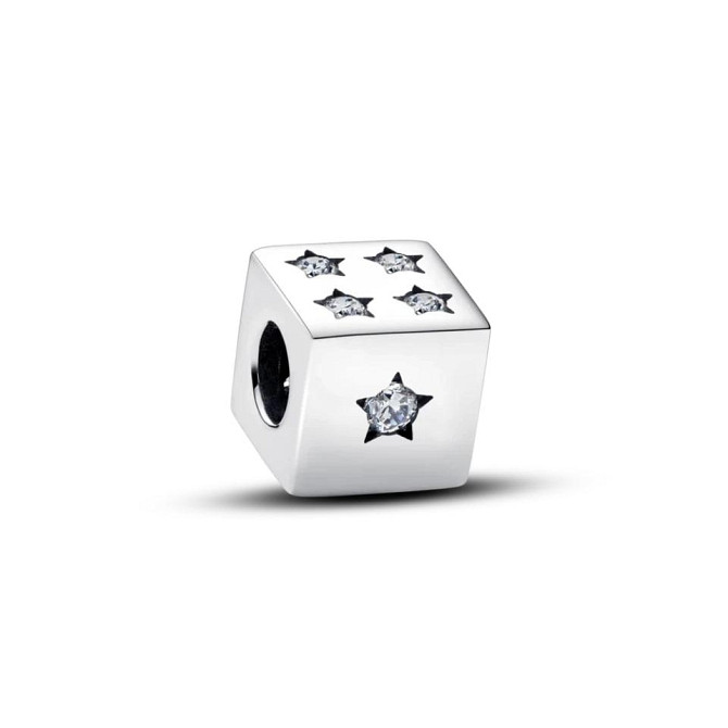 Срібна намистина Pandora Щасливий кубик 793581C01 Київ - фото 1
