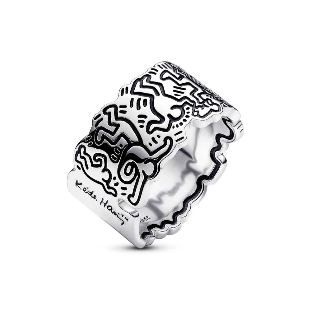 Срібна каблучка   "Любов та люди" 192222C01 MasterSem Київ - фото 3