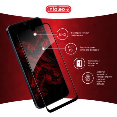 Скло захисне Intaleo Full Glue Samsung A16 Black (1283126598715) Вінниця - фото 4