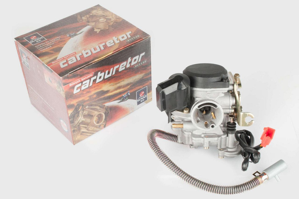 Карбюратор скутер 4 Т Китай 80 (+паливний фільтр, пластмасова кришка) Мукачево - фото 1