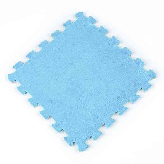 Плюшева блакитна підлога-пазл для дітей Київ