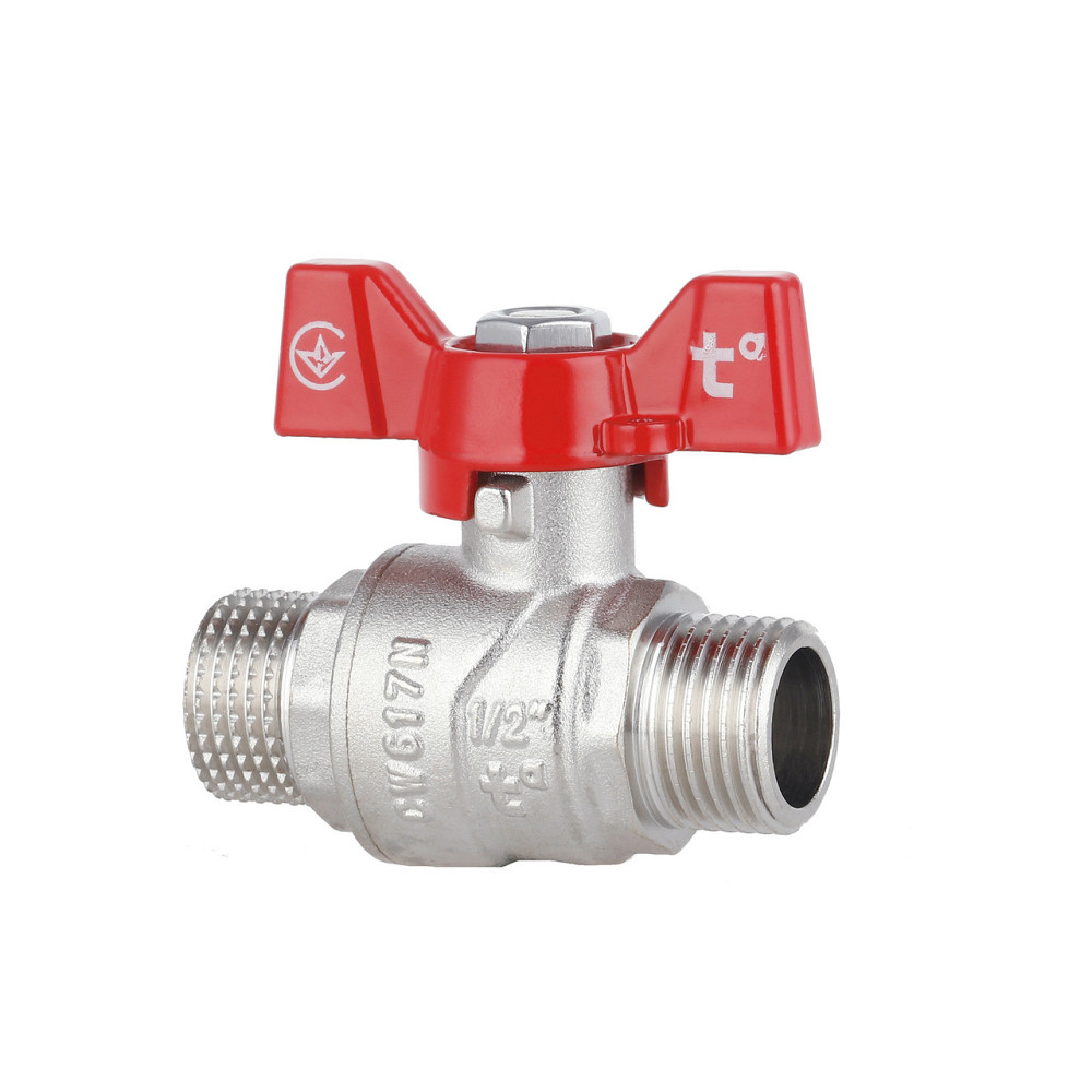 Кран кульовий Thermo Alliance Forte 1/2" НР для води (метелик) SF606W15 Київ - фото 3