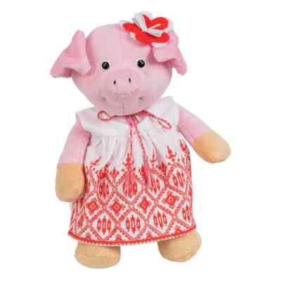 Мягкая игрушка Tigres Cвинка-девочка в вышиванке, 25 см (СВ-0022) Винница