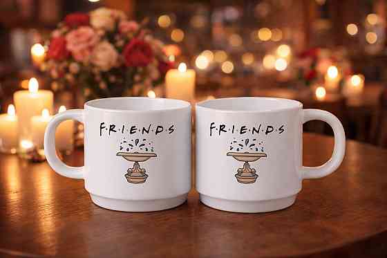 Керамічна чашка «Друзі Friends» Диван  300 мл Одеса