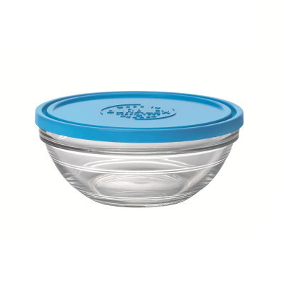 Пищевой контейнер Duralex Lys Rond Blue 970 мл 17 см (9066AM06) Винница - изображение 1
