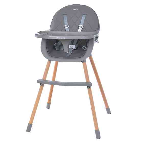 Стільчик для годування LUMI ME 1111 Gray екошкіра Вінниця