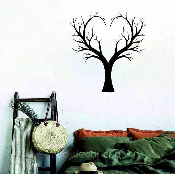 Декоративне настінне 3D Панно «Дерево Серце»  Декор на стіну з об'ємом Київ