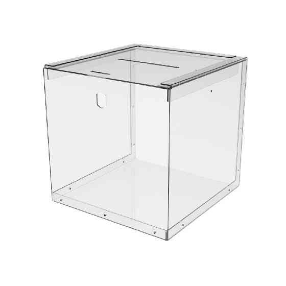 Скринька для пожертвувань EKOSTAR із замком 200х200х200 Київ