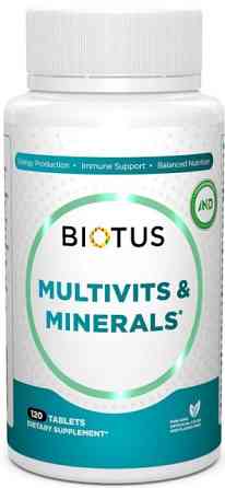 Мультивітаміни та мінерали Biotus Multivits&Minerals 120 таб Київ