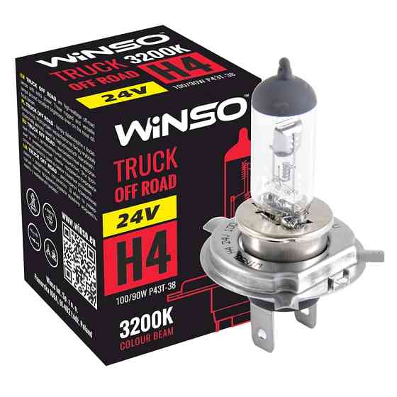 Галогенова лампа Winso H4 24V 100/90W P43t-38 TRUCK OFF ROAD Львів