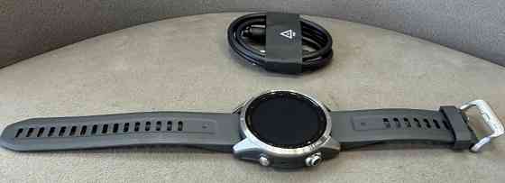 Garmin fenix 7S 42мм Silver with Graphite Band. Харьков