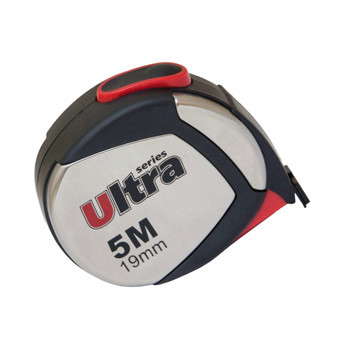 Рулетка 5м x 19мм магніт, гумова, метал. вставки, стопор полотна Ultra Мукачево - фото 2