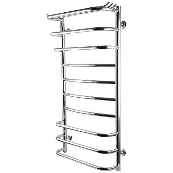 Полотенцесушитель UNIO Zp W 1000-500-10 Зета с полкой вода (000020857) Киев