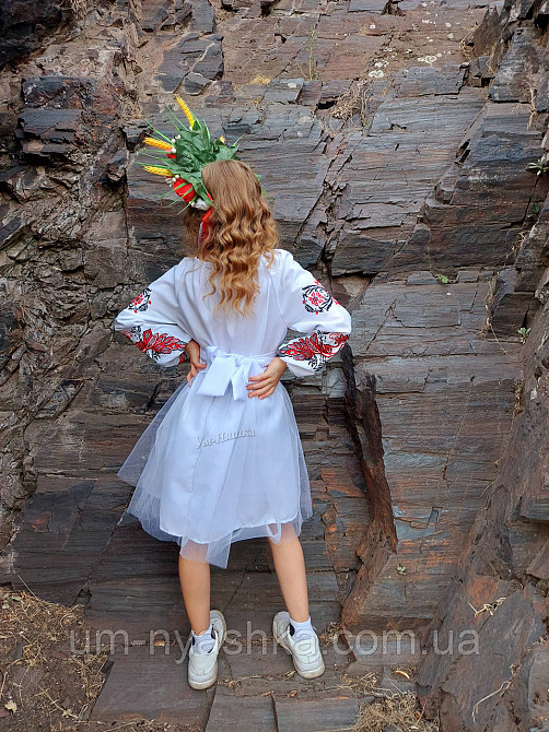 Дитяче вишите плаття "Жар-птиця" Кривий Ріг - фото 7