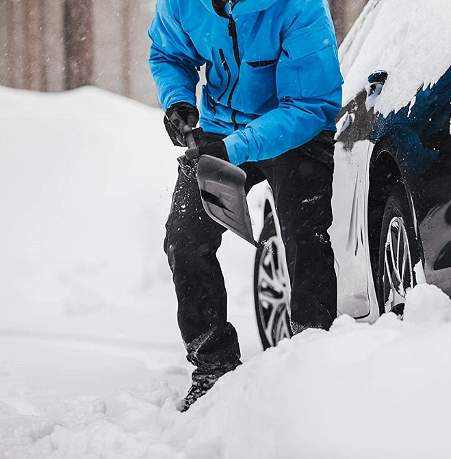 Автомобільна Лопата для прибирання снігу Fiskars "Solid" SnowXpert (1019353/143073) Пластик Нововолинськ - фото 7