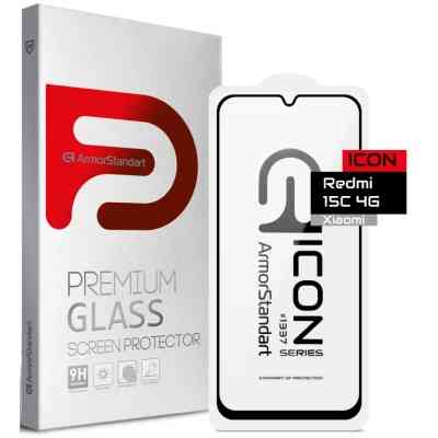 Стекло защитное Armorstandart Icon Xiaomi Redmi 15C 4G (ARM85413) Винница