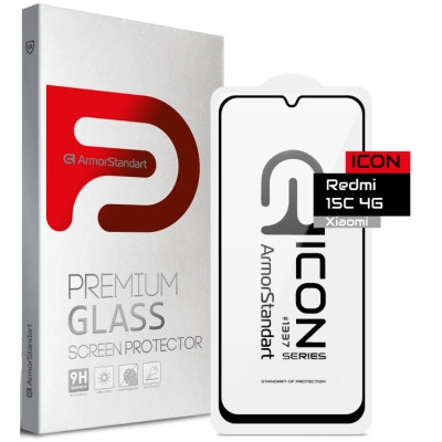 Стекло защитное Armorstandart Icon Xiaomi Redmi 15C 4G (ARM85413) Винница - изображение 1
