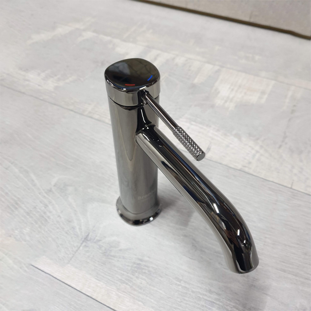 Змішувач для умивальника IMPRESE BRENTA графіт хром ZMK091908010 Київ - фото 8