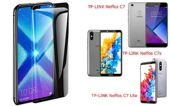 Захисне скло NeoGlass для TP-LINK Neffos C7, Neffos C7s, Neffos C7 Lite – надпрозоре та стійке Київ